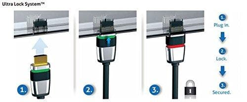 Purelink Ultimate ULS1000 - HDMI med Ethernet-kabel - HDMI (M) till HDMI (M) - 5,0m - trippelisolering - svart - rund, 4K-stöd (ULS1000-050)