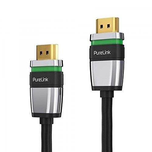 Purelink Ultimate ULS1000 - HDMI med Ethernet-kabel - HDMI (M) til HDMI (M) - 5,0m - tredobbelt isolering - sort - rund, 4K-understøttelse (ULS1000-05