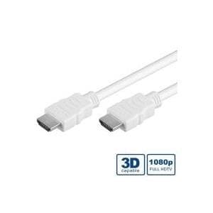 VALUE High Speed - Video/Audio/Netværkskabel - HDMI - HDMI, 19-pin (M) - HDMI, 19-pin (M) - 20 m - skærmet - hvid (11.99.5720)