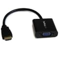 Pikkukuva 1 / 5: StarTech.com HDMI–VGA-videosovitin muunnin PC:lle - Kannettava tietokone - Ultrabook - 1920x1080 - Videomuunnin - Musta (HD2VGAE2)