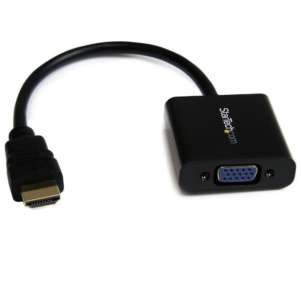 StarTech.com HDMI til VGA Video Adapter Converter til PC - Laptop - Ultrabook - 1920x1080 - Video Converter - Sort (HD2VGAE2)