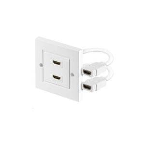 MicroConnect - udgang - HDMI - hvid Hvid