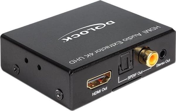 DeLOCK Premium HDMI till Stereo och 5.1 Audio Extractor - HDMI 1.4 (4K 30Hz) / Svart