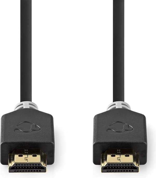 Højhastigheds HDMI™-kabel med Ethernet | HDMI™-stik | HDMI™-stik | 4K@60Hz | 18 Gbps | 10,0 m | runde | PVC | Antracit | vindueskasse