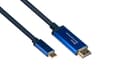 Miniatyrbillede 1 af 6: Alcasa 4520-CSF030B videokabeladapter 3 m USB Type-C HDMI Type A (Standard) Blå (4520-CSF030B)