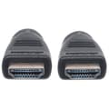 Miniatyrbillede 3 af 5: Manhattan HDMI-forbindelseskabel 10,00 m 353977 UL-certificeret, Ultra HD-HDMI Sort [1x HDMI-stik - 1x HDMI-stik]