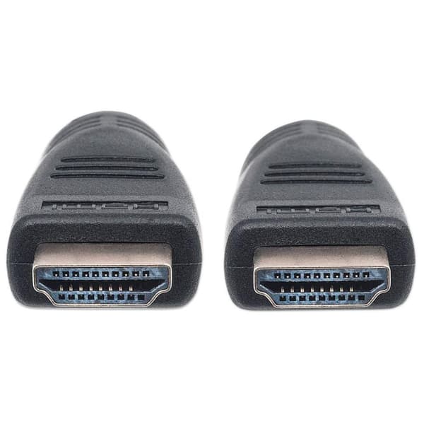 Manhattan HDMI-forbindelseskabel 10,00 m 353977 UL-certificeret, Ultra HD-HDMI Sort [1x HDMI-stik - 1x HDMI-stik]