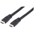 Miniatyrbillede 1 af 5: Manhattan HDMI-forbindelseskabel 10,00 m 353977 UL-certificeret, Ultra HD-HDMI Sort [1x HDMI-stik - 1x HDMI-stik]