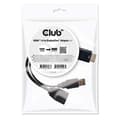 Miniatyrbillede 2 af 4: club3D CAC-2330 HDMI-adapter [1x HDMI-stik - 1x DisplayPort-stik] Sort