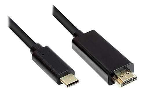 Alcasa GC-M0100 videokabeladapter 1 m HDMI Type A (Standard) USB Type-C Sort (GC-M0100)