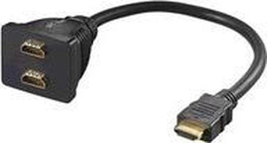 MicroConnect - HDMI Splitter - HDMI (M) til HDMI (W) - 20 cm