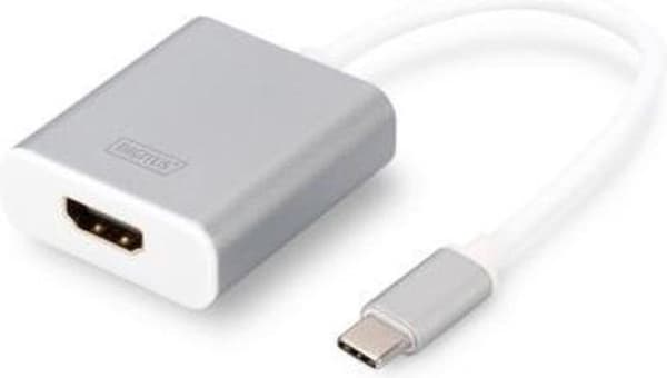 Digitus DA-70836 videokabel adapter 0,2 m USB Type-C HDMI Sølv