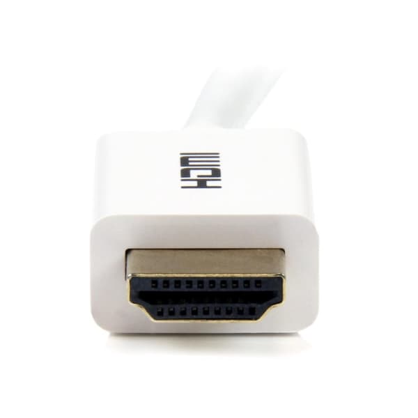 StarTech.com 5 metrin nopea HDMI-kaapeli - Ultra HD 4k x 2k HDMI CL3 -kaapeli seinäasennukseen kullatuilla liittimillä - Valkoinen