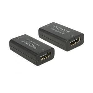 DeLOCK Repeater - HDMI - 4K - 30,0m - Sort (11403)