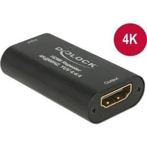 DeLOCK HDMI Repeater - udvidelse til video/lyd - HDMI - op til 30 m (11462)
