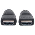 Miniatyrbild 3 av 5: Manhattan HDMI-anslutningskabel 7,50 m 353960 UL-certifierad, Ultra HD-HDMI Svart [1x HDMI-kontakt - 1x HDMI-kontakt]
