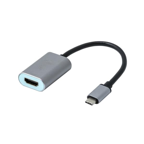 USB C till HDMI metalladapter 1x 4K 60Hz Ultra HD kompatibel med Thunderbolt - Adapter - Digital/Data (C31METALHDMI60HZ)