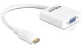 Miniatyrbild 5 av 5: DeLOCK Premium Mini HDMI till VGA-adapter / vit - 0,15 meter