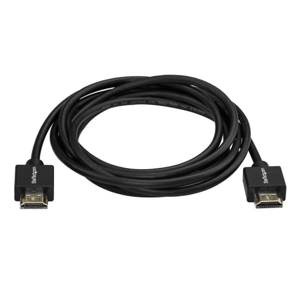 StarTech.com Premium højhastigheds HDMI-kabel med klipstik - 4K 60Hz - HDMI-skærm eller tv-kabel - 2m - HDMI-kabel - HDMI (M) til HDMI (M) - 2m - Sort