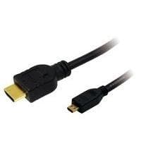 Logilink High Speed med Ethernet - video/ljud/nätverkskabel - HDMI - HDMI, 19-stift (M) - 19-stift mikro-HDMI (M) - 1,5 m (CH0031)