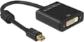 Miniatyrbillede 1 af 7: DeLOCK Premium Mini DisplayPort 1.2 til DVI aktiv adapter (4K 30 Hz) / Sort - 0,20 meter