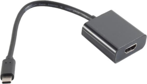 S-Conn 14-05005 USB C HDMI Type A (Standard) Sort videokabeladapter (14-05005)