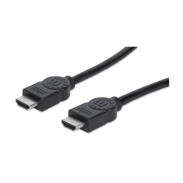 Manhattan - Video-/ääni-/verkkokaapeli - HDMI - HDMI 19-nastainen (M) - HDMI 19-nastainen (M) - 10 m - suojattu - (HDMI 1.4) - musta (323246)
