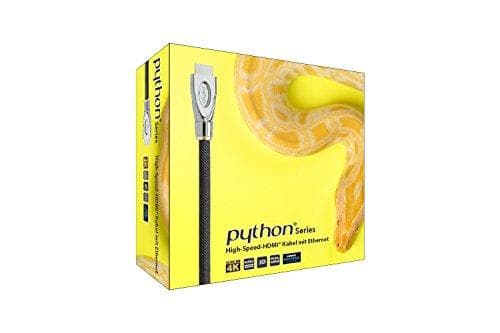 Python Series Kabel, HDMI, 1m, Sort