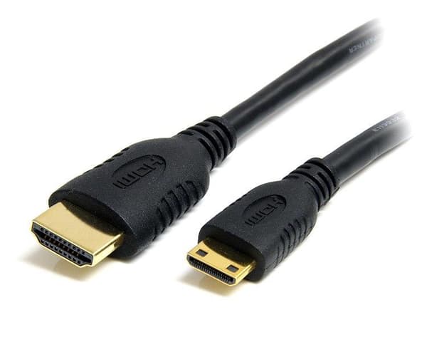 StarTech High Speed High Speed HDMI-kaapeli Ethernetillä - HDMI-HDMI Mini - M/M - Video-/ääni-/verkkokaapelit - HDMI - 30 AWG - HDMI 19-nastainen (M)