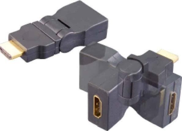 e+p HDWD 7. Liitin 1: HDMI, Liitin 2: HDMI, Liitäntäliitinten pinnoitus: Kulta. Tuotteen väri: Musta (HDWD7)