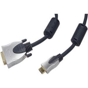 ShiverPeaks Fröhlich + Walter Professional - Videokabel - HDMI / DVI - HDMI, 19-benet (M) - DVI-D (M) - 2 m - tredobbelt isolering (77482-SPP)