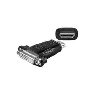 MicroConnect - Videoforbindelse - HDMI / DVI - HDMI (M) til DVI-D (W)