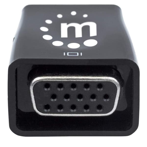 Manhattan HDMI på VGA-Mikrokon. valgfri MikroUSB Stromport