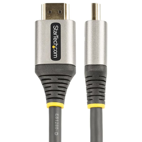 StarTech.com 0,5 m Premium High Speed HDMI-kabel med Ethernet - Ultra HD 4K 60Hz HDMI 2.0-kabel - HDR10 - ARC - HDMI 2.0-certificeret - Til 4k-skærme
