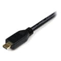 Miniatyrbild 4 av 5: StarTech.com High Speed High Speed HDMI-kabel med Ethernet - HDMI till HDMI Micro - Hane/Hane - Video/Audio/Nätverkskabel - HDMI - 34 AWG - HDMI 19-pi