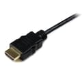 Miniatyrbild 2 av 5: StarTech.com High Speed High Speed HDMI-kabel med Ethernet - HDMI till HDMI Micro - Hane/Hane - Video/Audio/Nätverkskabel - HDMI - 34 AWG - HDMI 19-pi