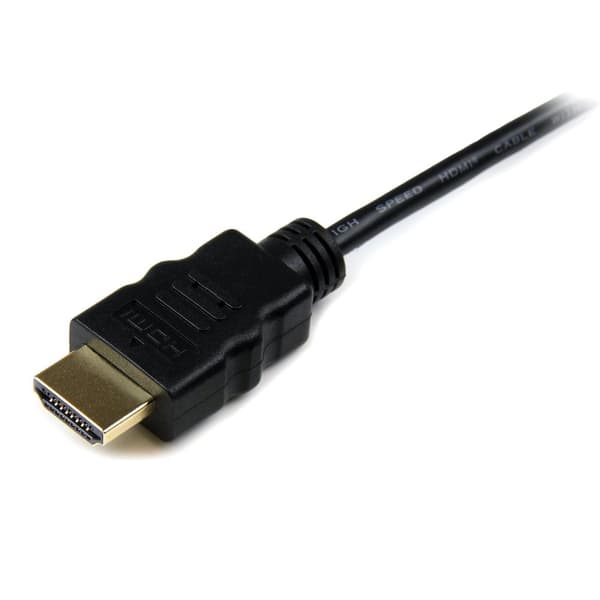 StarTech.com High Speed High Speed HDMI-kabel med Ethernet - HDMI till HDMI Micro - Hane/Hane - Video/Audio/Nätverkskabel - HDMI - 34 AWG - HDMI 19-pi