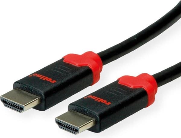 10K Ultra High Speed HD HDMI 2.1 kabel 2 meter Sort-Rød