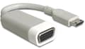 Miniatyrbild 7 av 8: DeLOCK Premium Mini HDMI till VGA-adapter - kompakt / grå - 0,15 meter