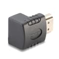 Miniatyrbild 3 av 5: Lindy - Video-/ljudadapter - HDMI - HDMI 19 stift (M) - HDMI 19 stift (W) - skärmad - kontakt 90° (41086)