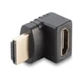 Miniatyrbild 2 av 5: Lindy - Video-/ljudadapter - HDMI - HDMI 19 stift (M) - HDMI 19 stift (W) - skärmad - kontakt 90° (41086)
