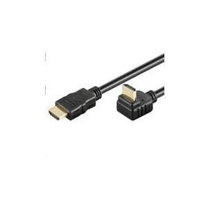 MicroConnect High Speed HDMI med Ethernet - HDMI med Ethernet-kabel - HDMI (M) till HDMI (M) - 2 m - 270°-kontakt