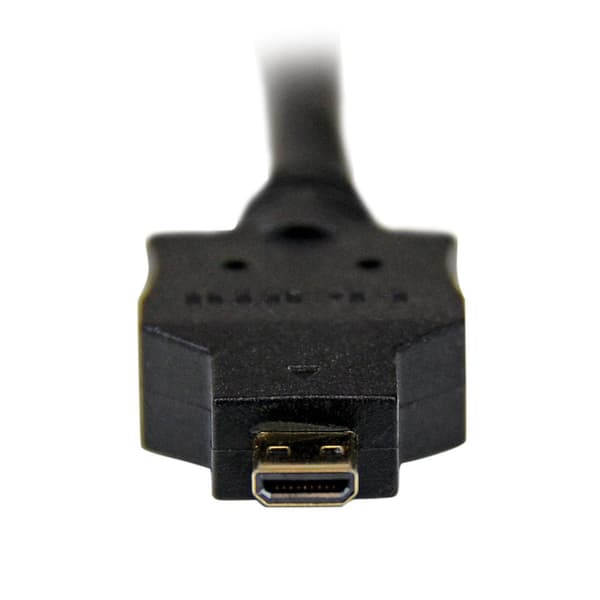 StarTech.com 1m Micro HDMI–DVI-kaapeli – Micro HDMI–DVI-sovitinkaapeli – Micro HDMI Type-D Laitteesta DVI-D:hen yksilinkkinen näyttö/näyttö/projektori