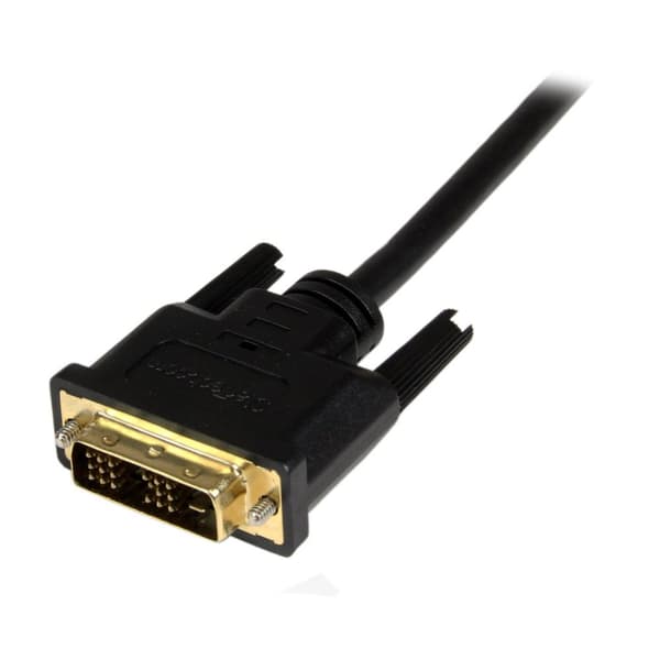 StarTech.com 1m Micro HDMI–DVI-kaapeli – Micro HDMI–DVI-sovitinkaapeli – Micro HDMI Type-D Laitteesta DVI-D:hen yksilinkkinen näyttö/näyttö/projektori