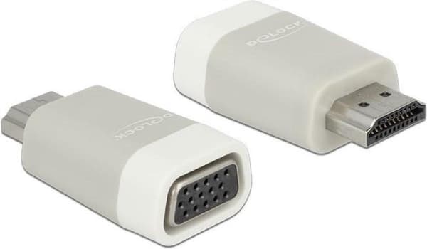 DeLOCK Premium HDMI til VGA adapter - kompakt / grå