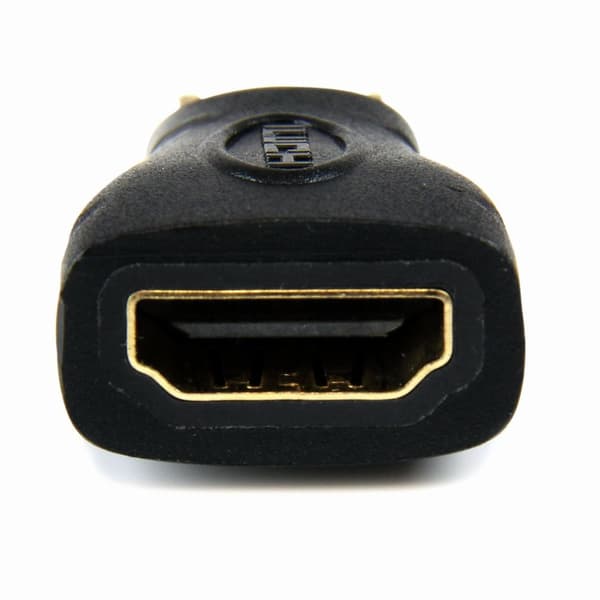 StarTech.com HDMI til HDMI Mini Adapter - Hun/Han - Video / Audio Adapter - HDMI - HDMI 19-pin (F) - Mini-HDMI 19-pin (M) - Sort (HDACFM)