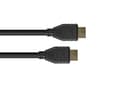 Miniatyrbild 2 av 2: Ultra-High-Speed HDMI 2.1-kabel, 8K UHD-2 / 4K UHD, guldpläterade kontakter, CU, svart, 0,5 m, Good Co (4521-005)