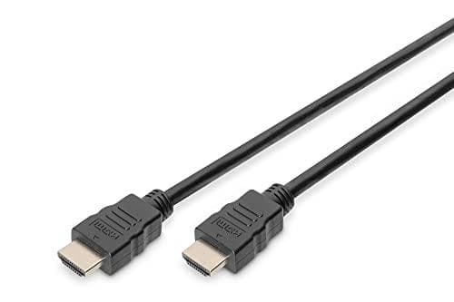 DIGITUS - HDMI med Ethernet-kabel - HDMI (M) til HDMI (M) - 2,0m - sort - 4K-understøttelse (DB-330123-020-S)