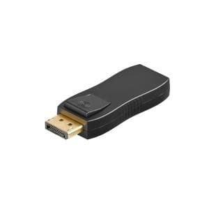 Wentronic Goobay - Video-/lydadapter - DisplayPort / HDMI - DisplayPort (M) - HDMI, 19-benet (F) - (DisplayPort 1,1) (51719)