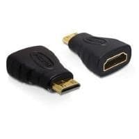 DeLOCK High Speed HDMI - Video-/lydadapter - HDMI - Mini-HDMI, 19-benet (M) - HDMI, 19-benet (W) (65244)